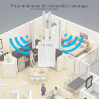 Penguat Sinyal Wifi Topleo 1200Mbps, Router Jaringan, Penguat Sinyal Nirkabel, Penguat RF, Amplifier, Ekstender Wifi Jangkauan Jauh