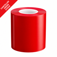 [Stock Annulé] Film Protecteur PE Rouge Excédentaire d'Usine 60µm 5-10g, Film de Démoulage à Faible Adhérence pour Adhésifs Électroniques