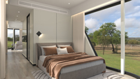 Maison Capsule Mobile avec Décoration Raffinée, Salle de Bain, Cuisine, Chambre, Hôtel Mobile, Airbnb, Complexes, Glamping, Hébergement Familial