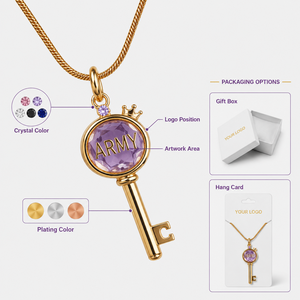 Livraison Rapide, Collier Premium BT Armyi <span class=keywords><strong>Bombi</strong></span> Nouvelle Conception, Chaîne en Zircon Cubique Plaqué Argent, Cadeau Bijou pour Fans K-pop - Product Image 2