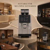 Machine à café expresso tout-en-un S900, 15 bars de pression, double chaudière, moulin à expresso, brassoir, mousseur à lait pour boulangerie et charcuterie