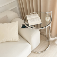 Table basse en métal durable, mobile, moderne, minimaliste et élégante pour salon, chambre à coucher, meubles de maison