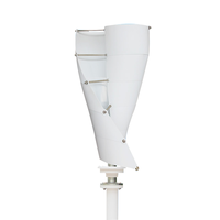 Éolienne à axe vertical à aimants permanents de 1 kW, 2 kW, 3 kW, vente chaude, avec contrôleur MPPT
