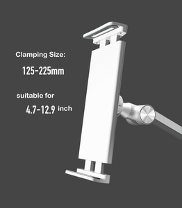 BW-1 En Aluminium Cuisine Tablet Wall Mount Bras Pliable Ajuster 5-13 pouces Tablet Mobile Téléphone Plafond Titulaire De Montage Pour <span class=keywords><strong>iPad</strong></span> Pro 12.9 - Product Image 2