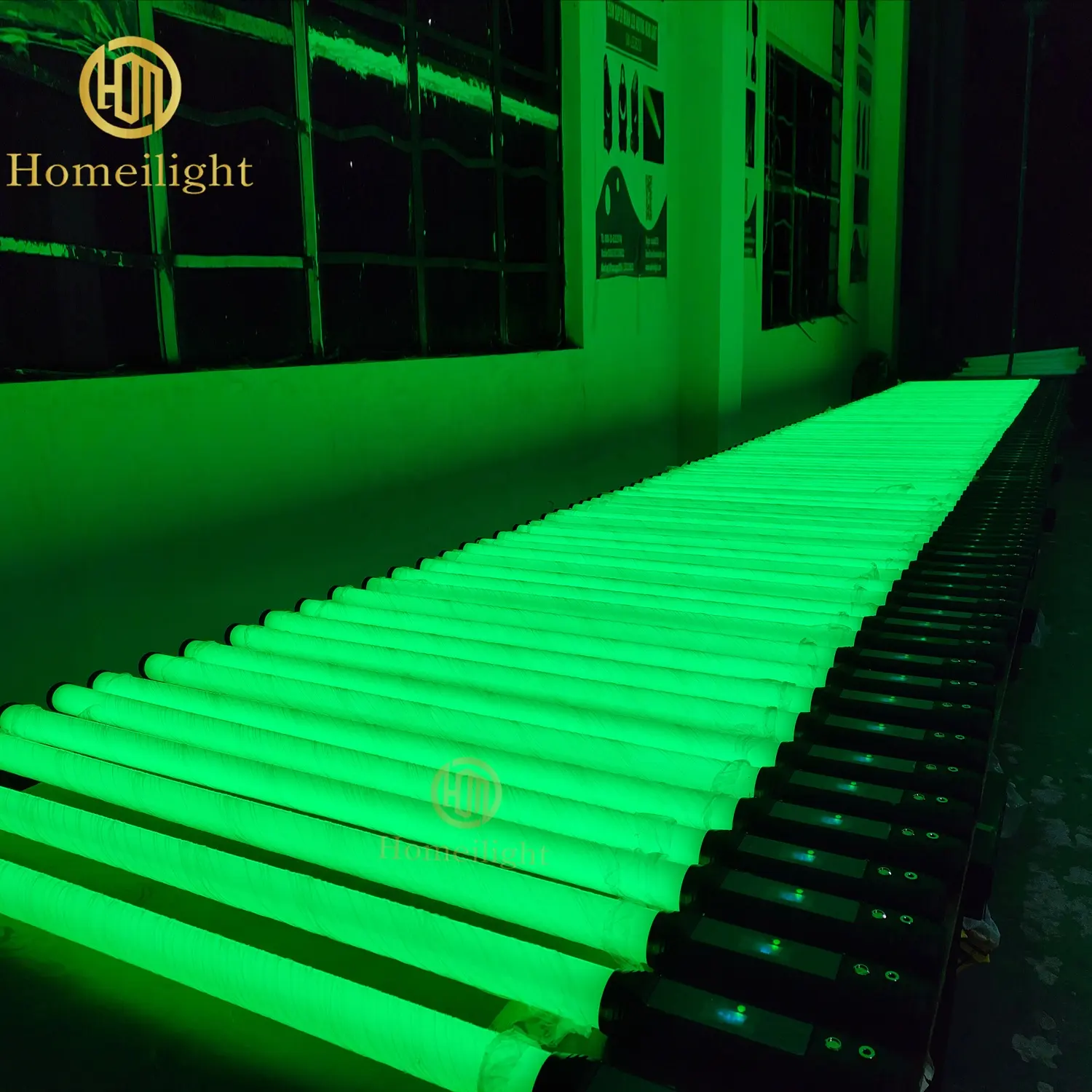 Pembuatan Homeilight Pixel Tube Lighting Night Club 360 Derajat Kinetik Berputar Matrix Pixel LED Tube Pixel