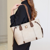 Sac fourre-tout tendance personnalisé pour femmes, grande capacité, sac pour ordinateur portable, sac à bandoulière pour étudiants, sac à main en cuir personnalisé