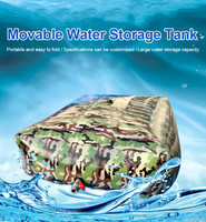 Deko — bâche pliable en PVC Lvju, réservoir Flexible de stockage d'eau de pluie