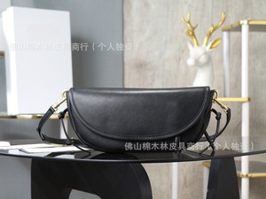 Sac à main, épaule et bandoulière en cuir de mouton de qualité supérieure, modèle croissant, en acier massif, <span class=keywords><strong>original</strong></span> d'usine, pour femme, collection 2026 - Product Image 6