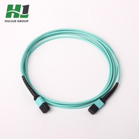 Kabel Patch Fiber Optik 12 Core MPO-OM3, Kabel Patch Multimode OM3 12 Core MPO ke LC Fan-out