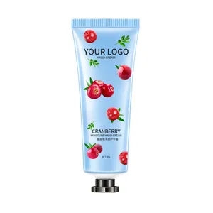 Popular Natural Organic Fruit Anti Aging Moisturizing Hand and Foot Cream Natural Extracts Mini Organic Hand Cream For Dry Skin