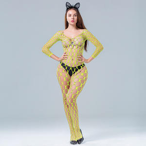 Combinaison en résille King Mcgreen Star Hot, sans entrejambe, collants, sous-vêtements, body en résille, lingerie érotique pour boîtes de nuit, sexy - Product Image 2