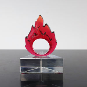 קישוט לזכוכית להבה ליולי פנג שואי קישוט זכוכית בית מחליק/עיצוב למשרד סינגאפורה & הון - Product Image 3