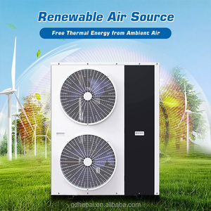 ระบบปั๊มความร้อนส่วนกลางของน้ำอุณหภูมิต่ำพิเศษไฟฟ้ากระแสตรงอินเวอร์เตอร์ทำความเย็นในฤดูร้อน - Product Image 5