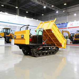 รถดัมพ์ตีนตะขาบขนาดเล็ก เครื่องยนต์ดีเซล 2 ตัน พร้อมปั๊มไฮดรอลิกและรางตีนตะขาบ รับประกัน 1 ปี รถตักล้อยางขับเคลื่อน 4 ล้อ - Product Image 2