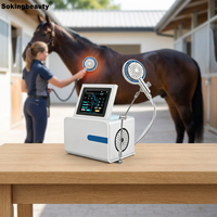 Appareil de thérapie magnétique laser PEMF à coque rigide pour animaux, favorise la réparation et la récupération des tissus, machine de massage PEMF équine pour usage vétérinaire