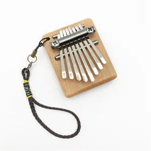 Venta al por mayor Popular cuadrado 8 tonos estándar exquisito mini-tamaño Kalimba pulgar piano