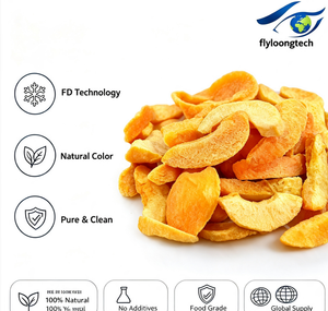 Fette di <span class=keywords><strong>Albicocca</strong></span> Liofilizzate Confezionate Singolarmente, Senza Additivi, Croccanti, Pronte da Mangiare, Snack di Frutta - Product Image 3