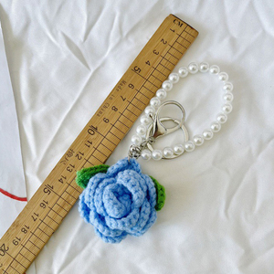 Porte-clés en tissu rembourré NPF vierge, porte-clés au crochet, porte-clés en gros, breloque porte-clés en laiton en peluche pour Halloween, breloque de sac au crochet - Product Image 3