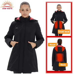 Coupe-vent coupe-vent 5v, pour hommes et femmes, vêtement chauffant par Usb et manteau avec élément chauffant en Fiber de carbone, - Product Image 4