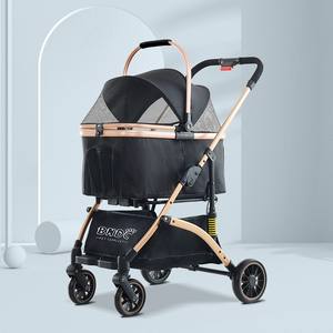 <span class=keywords><strong>2026</strong></span> पालतू जानवर भंडारण टोकरी फोल्डेबल कुत्ते भंडारण के साथ फोल्डेबल हल्के कुत्ते वाहक ट्रॉली जॉगिंग - Product Image 3