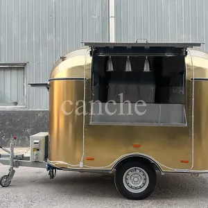 Carrito de Comida Rápida de Acero Inoxidable para Pizza, Remolque Móvil Personalizado para Venta Ambulante - Product Image 4