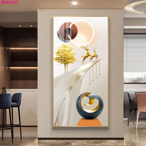 100x50CM Nuovo Grande Quadro con Cornice in Lega di Alluminio e Cristallo Decorazione Murale da Appendere <span class=keywords><strong>per</strong></span> Casa Galleria d'Arte Dropshipping <span class=keywords><strong>per</strong></span> Soggiorno DDP - Product Image 3