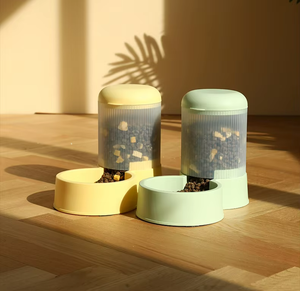 Büyük kapasiteli dayanıklı katı PP su geçirmez kedi ve köpek maması ve su sebili Combo evcil hayvan kaseleri & besleyiciler - Product Image 5