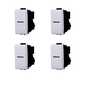 Interruttore a pulsante Gloca 1P 16A 220V IP40 con terminale a vite in plastica per la serie Matix - Product Image 1