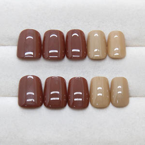 24PCS <span class=keywords><strong>Fournisseur</strong></span> Fourniture Directe De <span class=keywords><strong>Faux</strong></span> <span class=keywords><strong>Ongles</strong></span> Automne Et Hiver Atmosphère Moka Brun Doux Et Doux <span class=keywords><strong>Faux</strong></span> <span class=keywords><strong>Ongles</strong></span> Pressés Sur Les <span class=keywords><strong>Ongles</strong></span> - Product Image 4