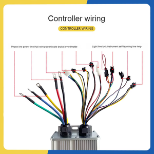 Kit de conversión de bicicleta eléctrica 72V 3000W con batería de motor Mtx y freno de llanta trasera con pantalla LCD - Product Image 4