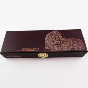 In Acciaio Inox Rasoio Scatola di Legno Cut Throat Pieghevole <span class=keywords><strong>Barbiere</strong></span> <span class=keywords><strong>Rasatura</strong></span> - Product Image 5