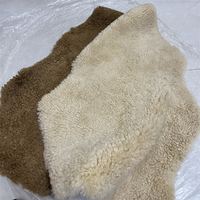 Alfombras de Piel de Animales de Lana de Alpaca Bebé Muy Rizada, Alfombra de Piel de Oveja de Pelo Largo