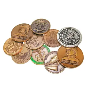 Diseño gratuito Precio de descuento Monedas personalizadas Monedas romanas antiguas de latón