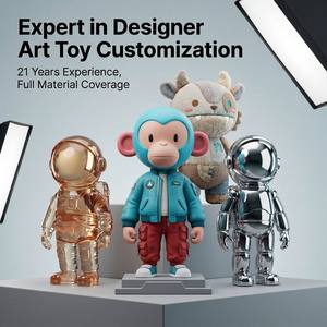 Fabricant d'usine, personnalisez vos propres jouets en vinyle 3D, créateur de figurines en vinyle, jouet de designer moulé par injection de PVC sur mesure - Product Image 1