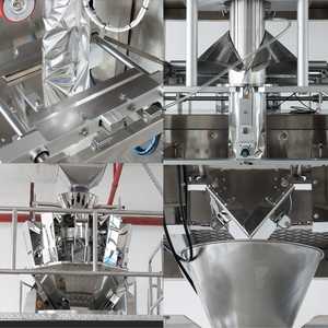 Высокоскоростная многоголовочная весовая упаковочная машина для фасовки смешанных сырых органических фруктов, конфет, воздушных слоёных кондитерских изделий и закусок - Product Image 2