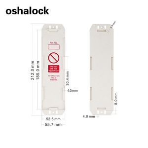 ความปลอดภัยนั่งร้านป้องกันแท็กที่มีป้ายความปลอดภัยพีวีซี (ผู้ถือแทรกและปากกามาร์กเกอร์) - Product Image 2