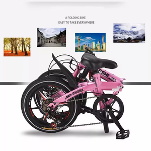 Прямая продажа, 20-дюймовый портативный мини-велосипед BMX с переменной скоростью, гравий, гидравлический диск, толстая дорожная шина, <span class=keywords><strong>MTB</strong></span>, шестерня, стальной складной - Product Image 3