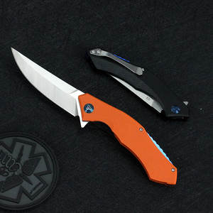 Chất lượng cao tự vệ dao G10 xử lý D2 lưỡi thép Clip điểm cắm trại chiến thuật sống sót EDC Dao Bỏ Túi - Product Image 5