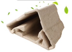 Yiwu-protector de esquina de pulpa moldeada personalizado, embalaje biodegradable, bandeja de envío, Feria de Canton - Product Image 2