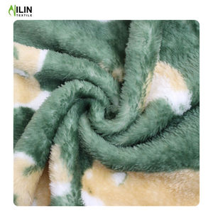 Telas de impresión digital de dibujos animados de franela de doble cara de poliéster - Product Image 6