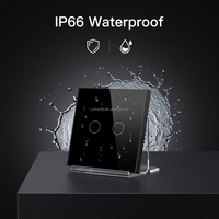 Interrupteur intelligent personnalisable à faible MOQ pour UE/Royaume-Uni, compatible Tuya Wifi Zigbee Matter Apple Homekit, 1/2/3/4 gangs avec ou sans neutre, avec ou sans condensateur