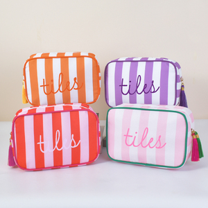 Sac de rangement élégant brodé pour tuiles de Mahjong américain – Étui portable zippé pour le voyage et les soirées - Product Image 4