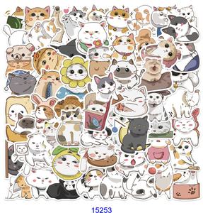 HOYO 300 autocollants chatons, autocollants vinyle imperméables pour chats, chatons, tomcats, tom queens, pour skateboard, valises, guitare - Product Image 2