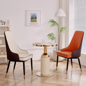 Table Basse Moderne de Luxe Léger en Plaque de Roche, Acier Inoxydable, pour Bureau de Ventes, Négociation, Salon de Beauté, Réception Moderne - Product Image 3