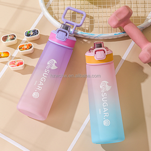 Nuevas Botellas de Agua con Diseño Innovador de 700ml y 1000ml, de Plástico Tritan de Grado Alimenticio, Libres de BPA, con Cápsulas de Sabor para Niños - Product Image 4