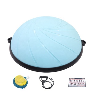 ลูกบอลโยคะทรงครึ่งวงกลมสำหรับออกกำลังกายที่บ้าน ยี่ห้อ OEM ขายดี ขนาด 58 ซม. สำหรับพิลาทิสและโยคะ - Product Image 3