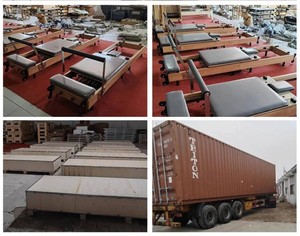 Reformeur de <span class=keywords><strong>Pilates</strong></span> pliable et réglable Toprate, gain de place, pour studio de <span class=keywords><strong>Pilates</strong></span> et usage personnel - Product Image 6