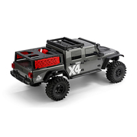 Cross RC EMO X4 1:8 Scale RC Rock Crawler de qualité professionnelle, camion 4x4 à double vitesse, châssis renforcé en nylon, lumières LED haute puissance
