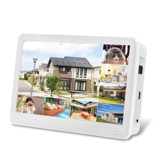 Most Ordered 4CH 4K 8MP POE NVR With 11.6-Inch Monitor H.265 Network Video Recorder for Security Camera System