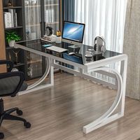 Ensemble de chaise et bureau d'ordinateur multifonctionnel simple, bureau de jeu pour les joueurs de PC, table d'étude pour les étudiants, bureau d'écriture pour le bureau à domicile